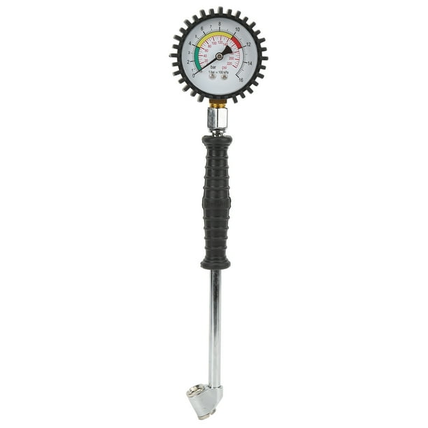 Manómetro de presión de neumáticos 0-Indicador mecánico portátil de 220 PSI de alta precisión, universal, para coche, motocicleta y bicicleta.