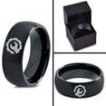 thumbnail image 4 of Tungsten Gear Mechanic Engineer Wrench Band Ring 8mm Men Women Comfort Fit Black Dome Brushed Polished, 4 of 4