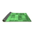 thumbnail image 2 of Ahgly Company Indoor Round Patchwork Emerald Green Transitional Area Rugs, 4' Round, 2 of 4
