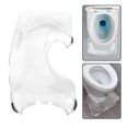 thumbnail image 2 of KAKOWELY bathroom toilet stool Clear Bathroom Stool Non-Slip Toilet Step Stool For Home Potty Training Stool Foot Rest Stool Transparent Design Toilet Stool, 2 of 5