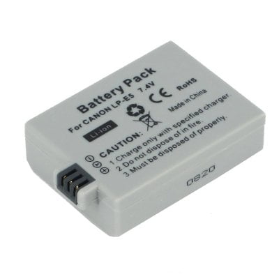 Battpit: Digital Camera Battery Replacement for Canon EOS 450D (1100mAh) LP-E5 7.2 Volt Li-ion Digital Camera Battery