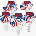 thumbnail image 2 of Big Dot of Happiness Firecracker 4th of July - Party Centerpiece Sticks - Table Toppers - Set of 15, 2 of 7