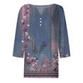thumbnail image 5 of Icvfdpl Chemises Femmes Décontractées Jacquard Manches Courtes Blouse Usage Quotidien Mode L, 5 of 5