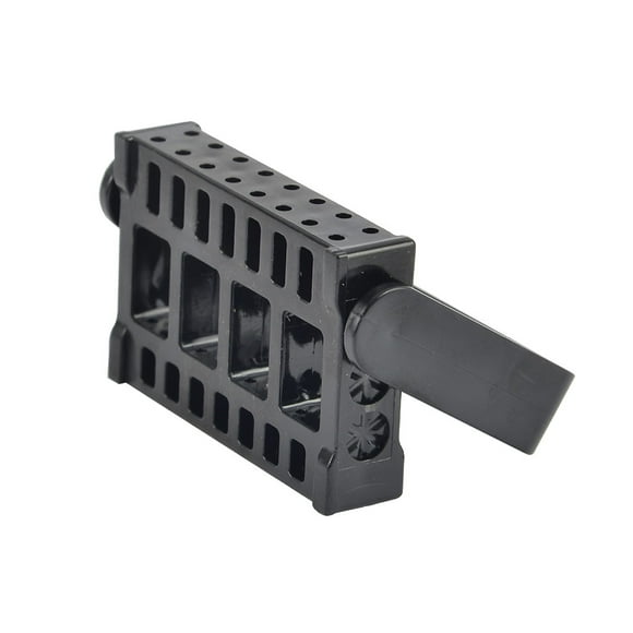 Qarigey Soporte para brocas de uñas, soporte de exhibición de 16 agujeros, caja de almacenamiento de soporte de cabeza de molienda de uñas ligera, Juegos de manicura Negro Qarigey CE014686-01