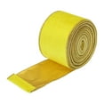 thumbnail image 3 of Christmas Velvet Ribbon 2.5" 10 Yard Gold Iron Wired Edge Easy to Shape DIY Crafts Gift Wrapping Warm Yellow, 3 of 7