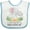 White and Blue, variant on Inktastic I'll Never Forget That My Papa Loves Me with Cute Elephants Boys or Girls Baby Bib