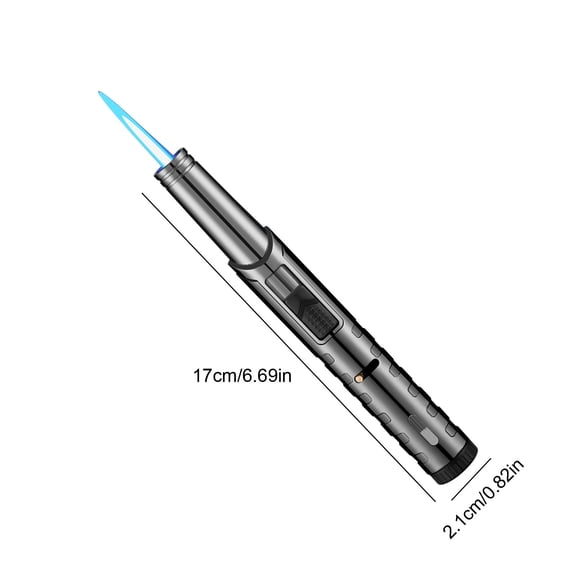 CASAFUN Torch Lighters, Butane Lighters, Adjustable Jet Flame Torch Lighters, Windproof Butane Refillable Gas Torch Lighter Candle Lighter for Home, Kitchen, Grill, BBQ, Fireworks