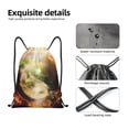 thumbnail image 3 of Kdxio Yin Yang 1 Print Drawstring Backpack Bag,Waterproof Draw String Back Sack, Gym Drawstring Bags Swim Bag For Unisex, 3 of 5