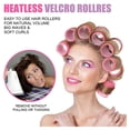 thumbnail image 5 of Juego de rizador de cabello con agarre automático, juego de rizador (morado claro 6,0 + 4,5 rosa + 3,6 azul) * 6 juegos + 12 pinzas de plástico, 5 of 5