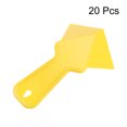 thumbnail image 3 of Unique Bargains 20pcs Inside Corner Trowel 4 Inch Drywall Corner Tool Plastic Corner Knife for Spackling Wallpaper, Yellow, 3 of 5