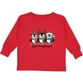 thumbnail image 3 of Inktastic Just a Merry Penguin Boys or Girls Long Sleeve Toddler T-Shirt, 3 of 5