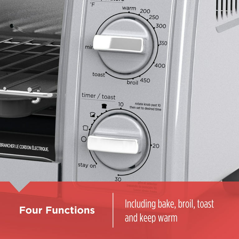 4-Slice Toaster Oven, Easy Controls, TO1705SB