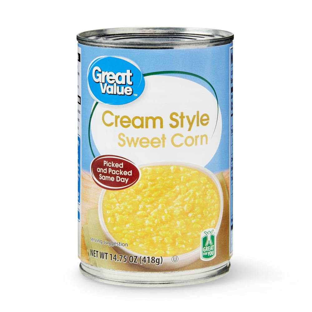 Great Value Cream Style Sweet Corn, 14.75 oz