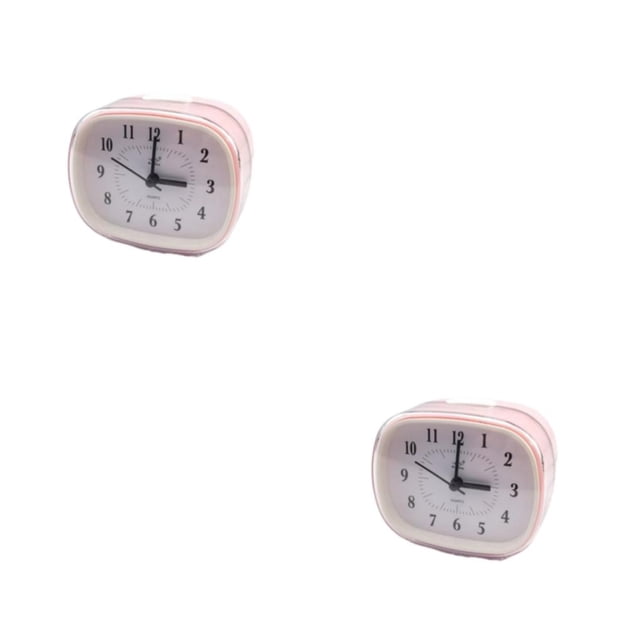 Reloj despertador de escritorio Advancent alarma luz de noche Rosa 2Conjunto