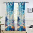 thumbnail image 5 of Blackout Curtains Window Curtain for Bedroom Living Room 1 Panel 82"x52" Endless Square, 5 of 8