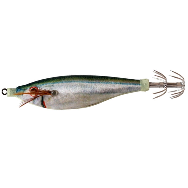 50uds. Calamar cebo de pesca luminoso pulpo sepia anzuelo de pesca verde