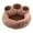 Coffee, variant on SPRING PARK Dog Bed Cat Bear Paw Shape Bed , Pet Bed Plush Cuddler Round Comfortable for Small Medium Large Dogs Ultra Soft Calming Bed Self Warming Indoor Sleeping Bed