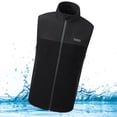 thumbnail image 4 of HAPIMO Heated for Women Five Zone Electric Heating USB Fleece Jacket Girls Fall Fashion Tops Long Sleeve Womens Sleevesless Button Warm Outwear Casual Comfy Black S, 4 of 8