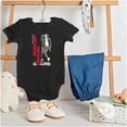 thumbnail image 3 of Michael Jackson King of Pop Toe Stand Romper Boys or Girls Infant Baby Brisco Brands NB, 3 of 6