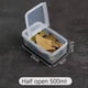 thumbnail image 1 of Wmhnj Juego de 5 recipientes hermticos de plstico de grado alimenticio para congelador, refrigerador y despensa, apilables y sin BPA., 1 of 9