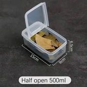 Food Storage Containers, 1-Pack, Airtight Freezer and Refrigerator Box, Plastic, Stackable Kitchen Organization for Pantry, Leftovers, and Meal Prep