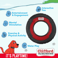 thumbnail image 4 of Clifford® Flying Disc Frisbee Dog Toy | Strong Rubber Frisbee for Dogs for Fetch, Toss and Tug, 4 of 7