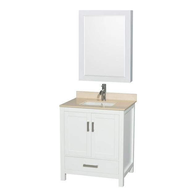 Wyndham Collection Wcs141430sunsmed Sheffield 30" Freestanding Vanity