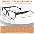 thumbnail image 3 of CLASAGA Reading Glasses for Women Men, Blue Light Blocking Ladies Computer Readers with Spring Hinge, 3 of 7