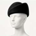 thumbnail image 4 of Hsqqdc Women Vintage Wool Pillbox Fascinator Hat Formal Church Wedding Tea Party Stewardess Cap, 4 of 7