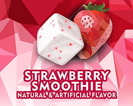 Ice Breakers Ice Cubes Strawberry Smoothie Sugar Free Gum, 40 ct, 3.24 oz