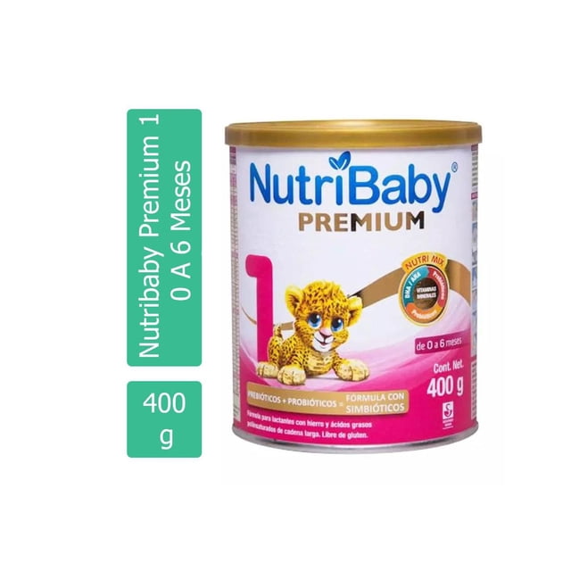 Nutribaby Premium 1 0 A 6 Meses 400 g Nutribaby Nutribaby Premium Etapa 1 Formula para Lactantes en Polvo para 0-6 Meses, 400 g