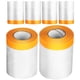 thumbnail image 2 of 6 rollos de cintas adhesivas de película de portada y cintas de enmascaramiento autoadhesivas Cintas de protección contra polvo para muebles de piso Mural de alfombras, 2 of 5