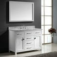 thumbnail image 2 of Virtu Caroline 49" Marble Single Bathroom Vanity Set in White, 2 of 4