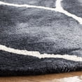thumbnail image 3 of Safavieh Dip Dye Christabella Distressed Area Rug, Graphite/Ivory, 7' x 7' Round, 3 of 8