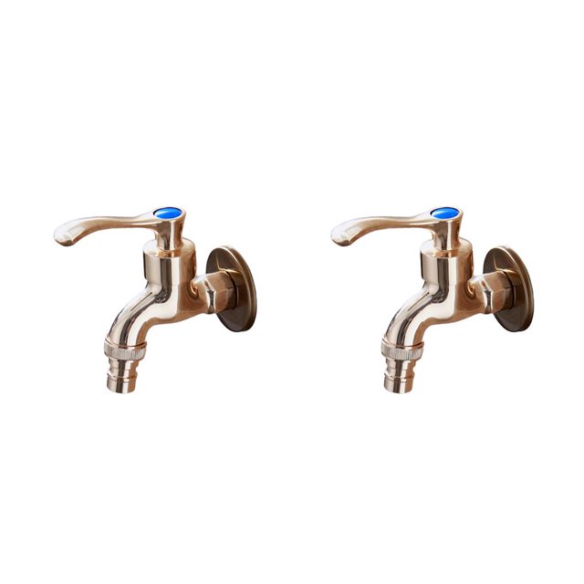Yuarrent Indoor Outdoor Garden Bibcock for Bathroom 2piezas Titanio