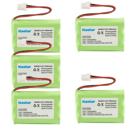 Kastar 5-Pack Battery Replacement for Aastra Telecom BE900FA  At-t/Lucent TL1000  At-t/Lucent TL1100  At-t/Lucent TL1102  At-t/Lucent TL1200A  CTP9400  CTP9410  GP GP60AAAH3BMJZ  GP60AAAH3BML price history on PriceWatchPro