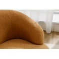 thumbnail image 2 of Dasun Teddy Fabric Swivel Accent Armchair Barrel Chair, Khaki, 2 of 5