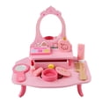 thumbnail image 4 of Infantil de juguetes de maquillaje Juego de tocador Simulación de tocador Cosmética Toy tocador de madera Feje juguetes para niñas pequeñas Niños, 4 of 9
