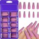 thumbnail image 1 of 100 piezas de uñas postizas extra largas mate Kuyhfg Sin marca, 1 of 3