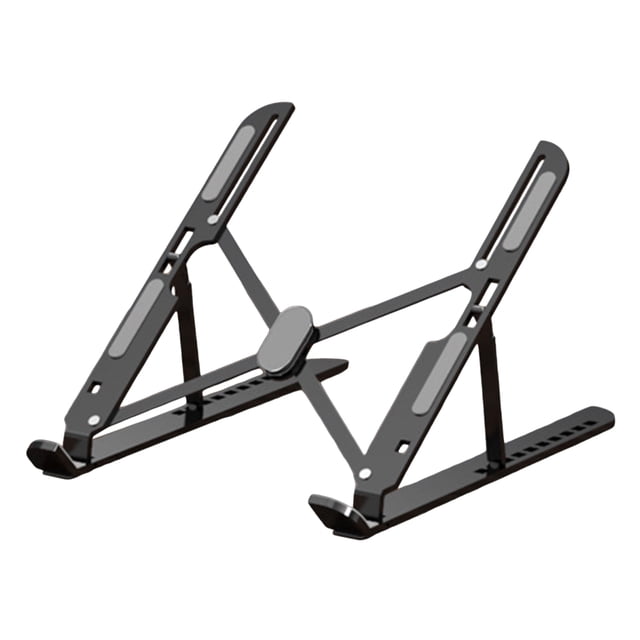Visland Support pour Ordinateur Portable avec Design Pliable Réglable en 10 Hauteurs Capacité de Charge 10kg Support pour Notebook avec Coussinets Antidérapants