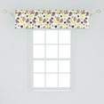 thumbnail image 2 of Ambesonne Fruit Window Valance, Modern Art Yummy Summer, 54" X 12", Multicolor, 2 of 3