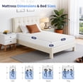 thumbnail image 7 of FDW Memory Foam Mattress 8 inch Twin Size Gel Mattress for Cool Sleep Pressure Relief CertiPUR-US Certified/Bed-in-a-Box/Pressure Relieving, 7 of 7