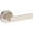 Nickel, variant on Baldwin PVSHACRR044 Sharpewood Privacy Door Lever Set - Brass