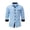 Sky Blue-1, variant on Stamzod Men's Short Sleeve Casual Button Down Shirt Business Untucked Dress Shirts with Pocket Navy S