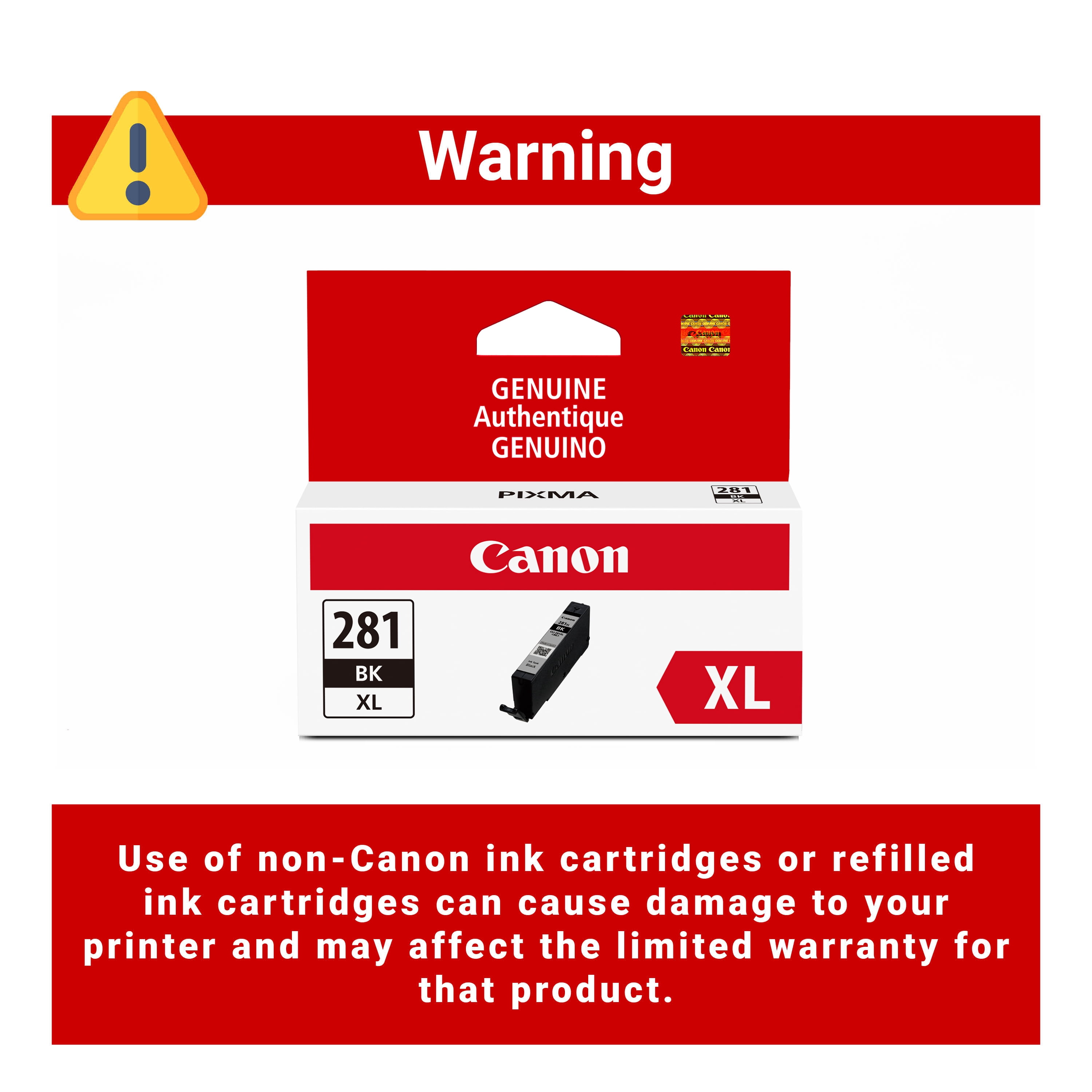 Canon, Ink Cartridge, CLI-281 XL BK, Black, for Photos and Images