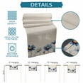 thumbnail image 7 of Table Runner Dresser Scarf 13 x 72 Inch Blue Daisy Flowers Spring Watercolor Floral Linen Background Table Runners Non-Slip Heat Kitchen Dining Table Decor for Indoor Outdoor Home Party Decoration, 7 of 7