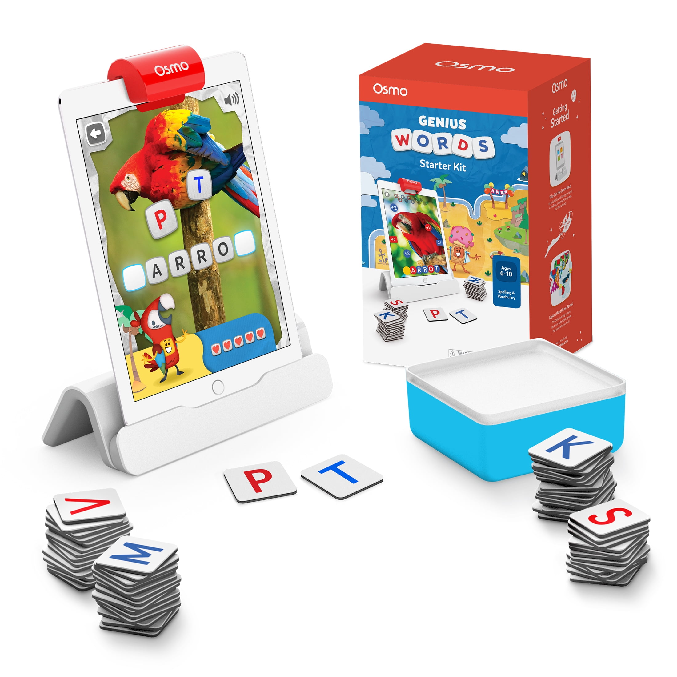 4 Educational Learning Games Little Genius Starter Kit for iPad Details about   Osmo Ages 