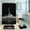 Black White, variant on 4pcs Paris Eiffel Tower Shower Curtain Set with Rug, Black White European France City Landscape Bathroom Set with Hooks(Bath Mat,U Shape and Toilet Lid Cover Mat)