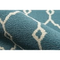 thumbnail image 3 of Momeni  Baja Trellis Indoor Outdoor Rug Blue 2'3" x 7'6" Runner 8' Runner Indoor,Outdoor,Runner Ivory Rectangle,Runner, 3 of 5