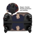 thumbnail image 4 of Lsque Pug dog Yoga Printed Luggage Cover, Travel Luggage Protector,Scratch and Dirt Resistant, Fits 18-32 Inch Luggage - Large, 4 of 9
